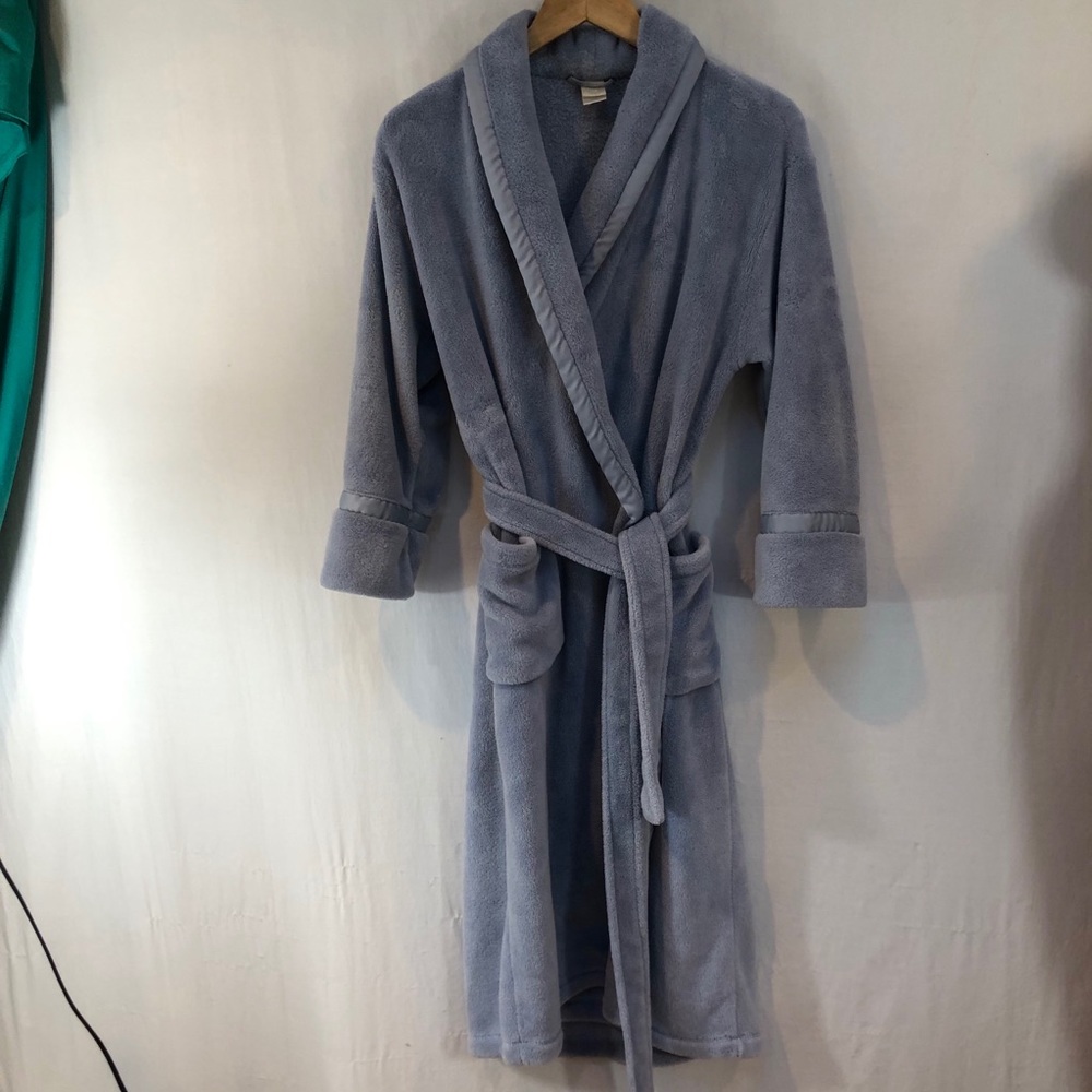 Josie women’s Robe Sz S  Fleece Polyester blue